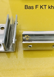 Bas inox F kính tường không khoan kính