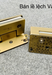 Bản lề kt 90 độ lệch Vickini vàng mờ