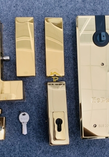 Bộ phụ kiện bản lề sàn Kedesi vàng