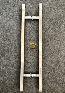 Tay nắm H vuông 20x40 inox xước mờ