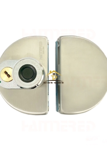 Khoá kính bán nguyệt vân tay hamered