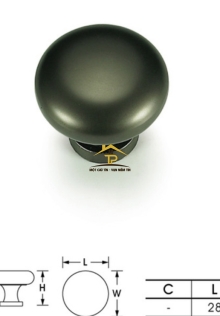 Tay nắm tủ gù xanh rêu 2077