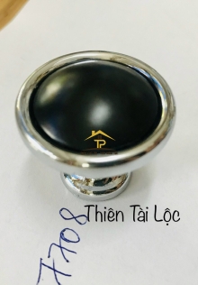 Tay nắm tủ gù đen vàng A7708