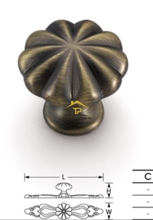 Tay nắm tủ gù cổ điển CH238