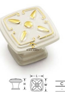 Tay nắm tủ gù trắng 8071