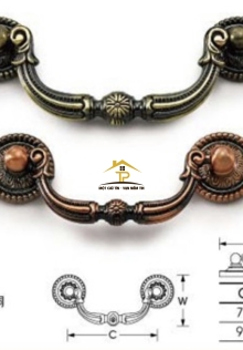 Tay nắm tủ cổ điển 6621