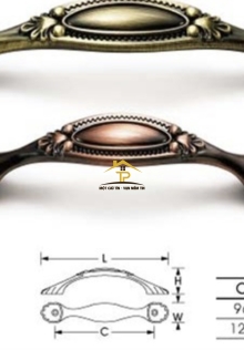 Tay nắm tủ cổ điển 726