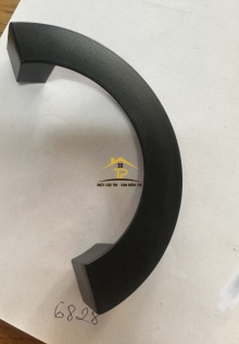 Tay nắm tủ đen, vàng, nhôm 6828