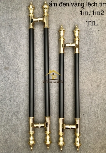 Tay ấm đen vàng lệch tim