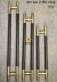 Tay đen sọc 2 đầu vàng