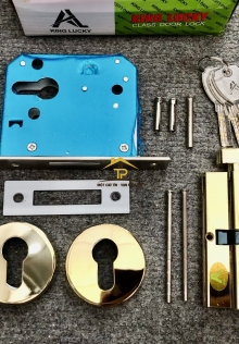 Khoá cửa thuỷ lực vàng