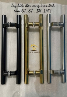 TAY KIỂU ĐEN,VÀNG INOX LỆCH TÂM 