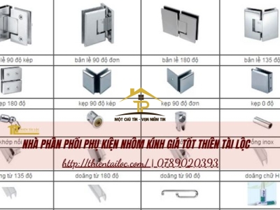 Nhà phân phối phụ kiện nhôm kính giá tốt 2024